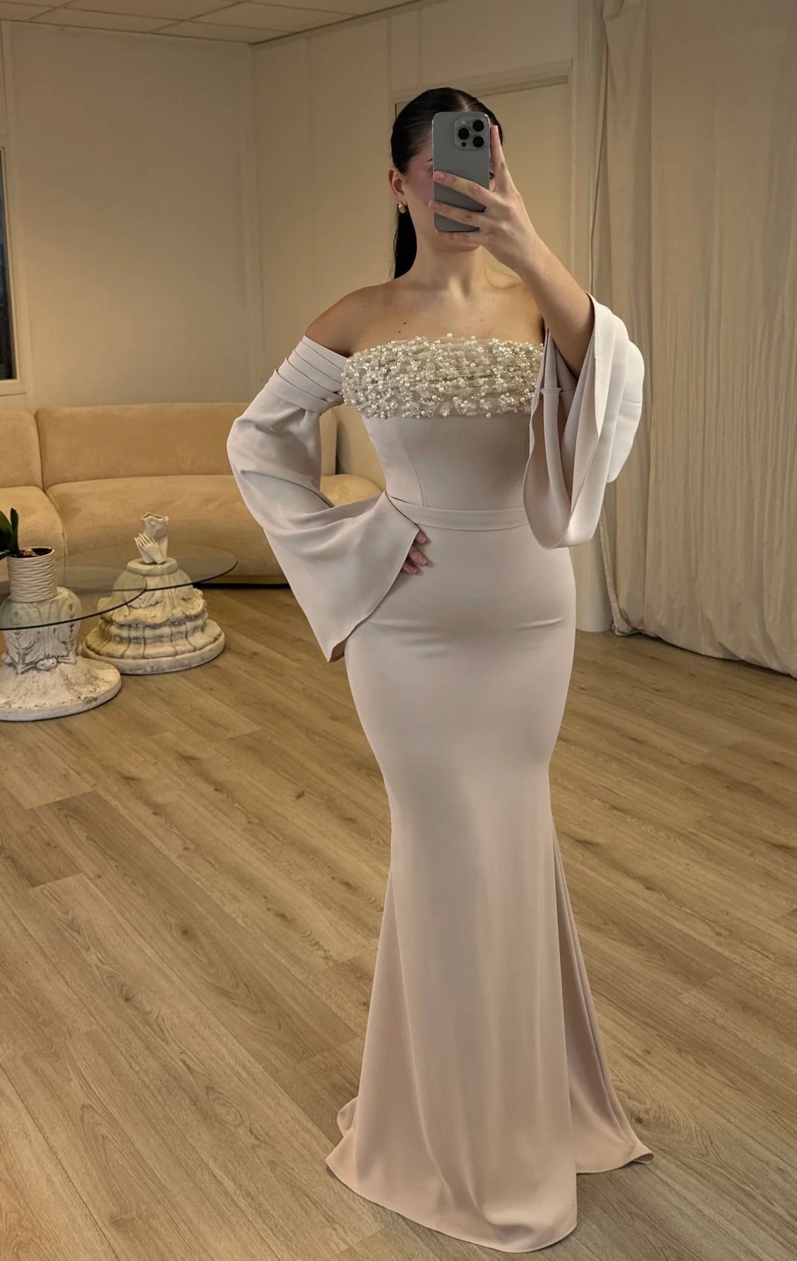 Lana dress beige