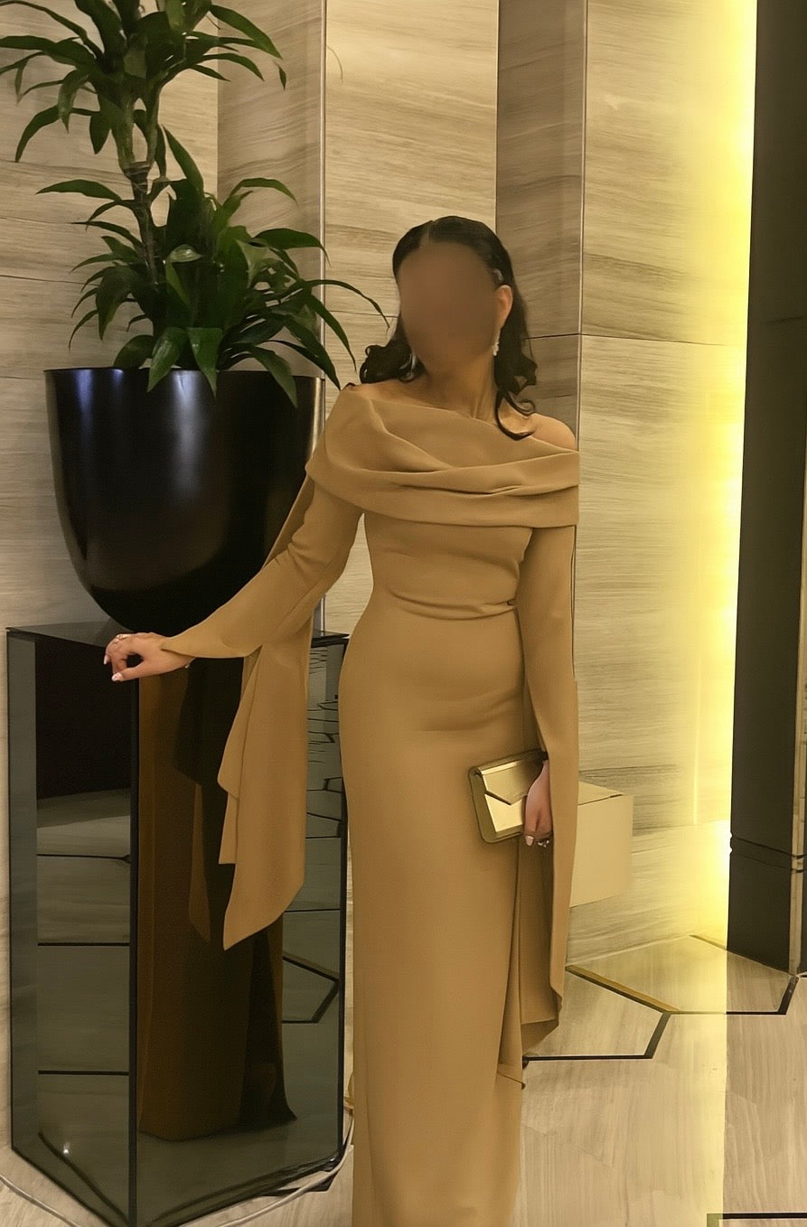 Solace dress beige