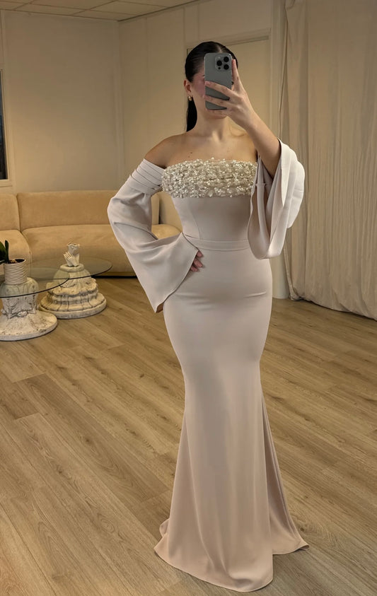 Lana dress beige