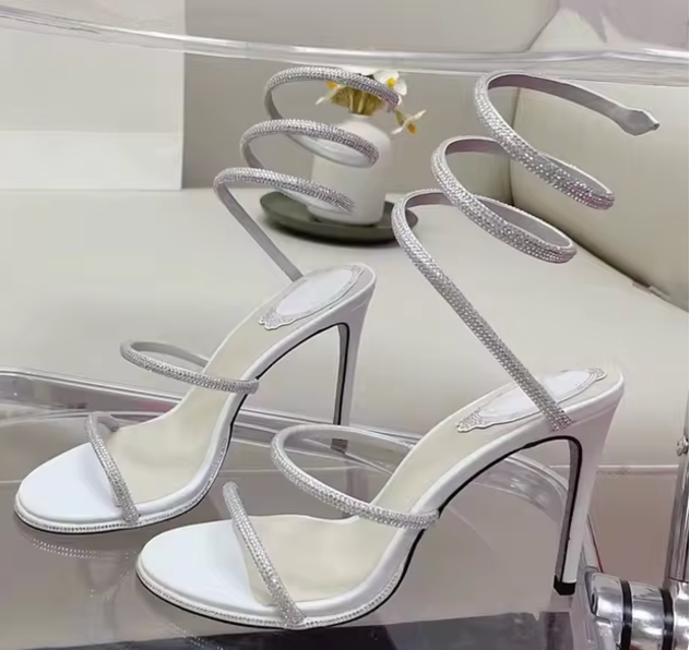 Sandales à Talons Serpent