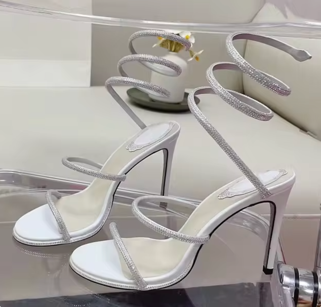 Sandales à Talons Serpent