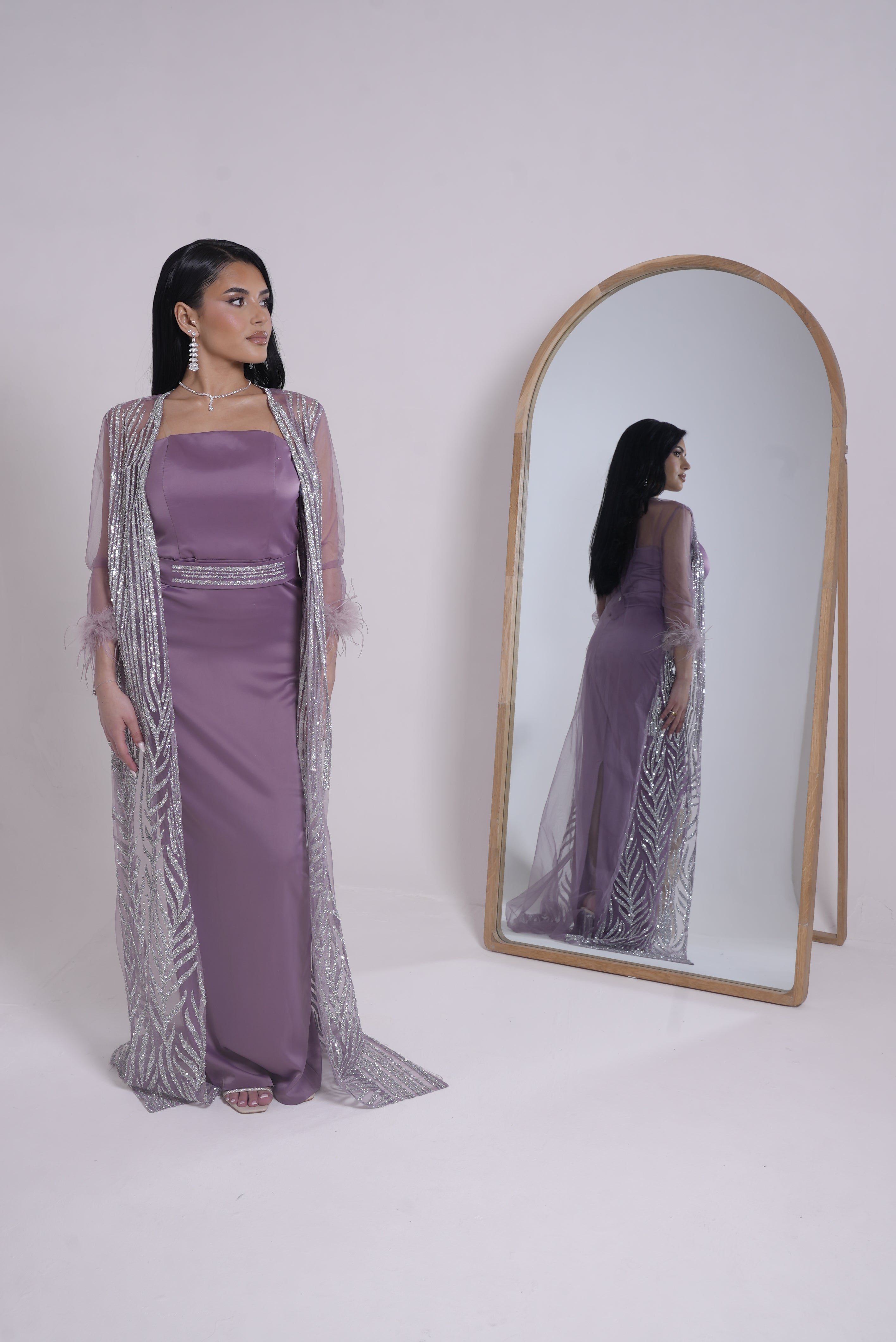 Sparkle dress purple