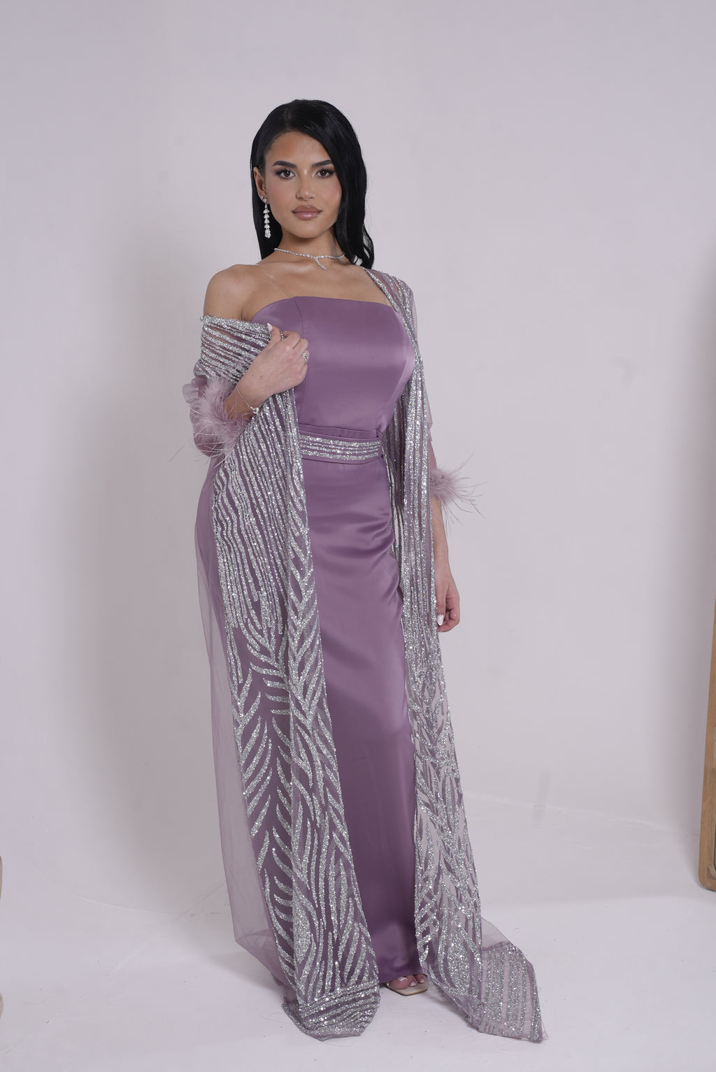 Sparkle dress purple