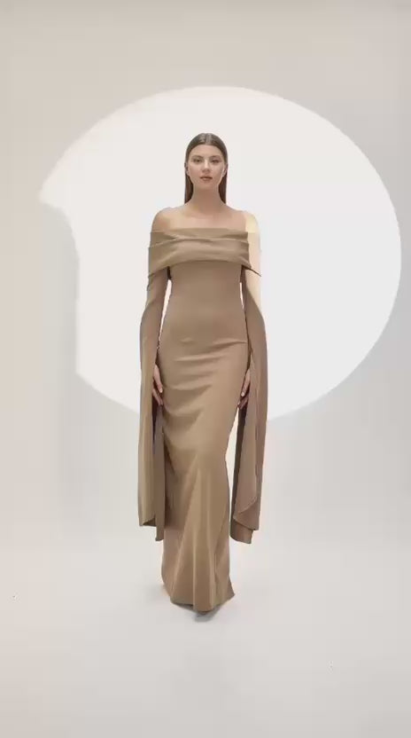Solace dress beige